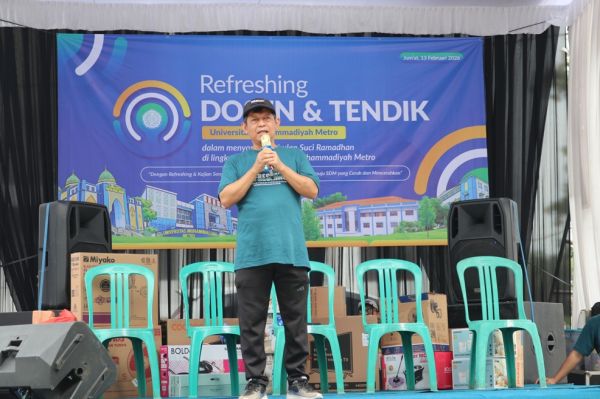 PERERAT SILATURAHMI MENUJU BULAN SUCI, UM METRO GELAR “REFRESHING” KELUARGA BESAR DOSEN DAN KARYAWAN