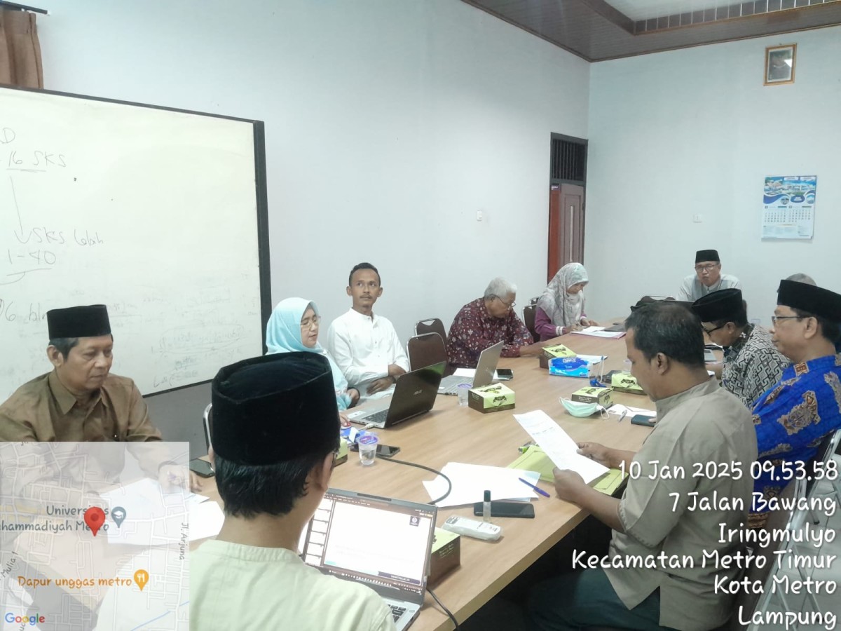 DESK EVALUASI PROPOSAL SKIM OPR PENELITIAN DAN PkM LPPM UNIVERSITAS MUHAMMADIYAH METRO TAHUN 2025