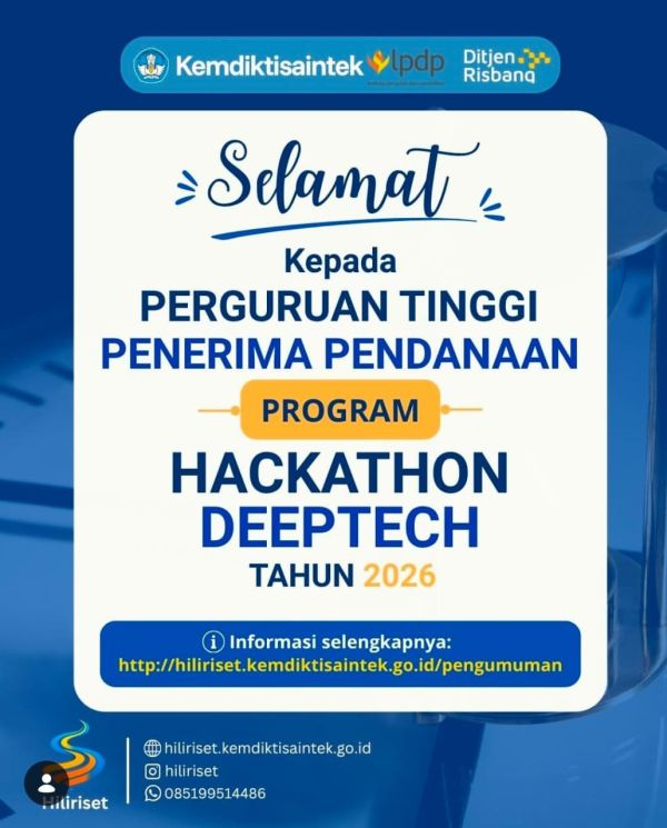 UM Metro Raih Hibah Program Hilirisasi Riset Strategis: Siap Ciptakan Solusi Inovatif Melalui Hackathon Deeptech 2026