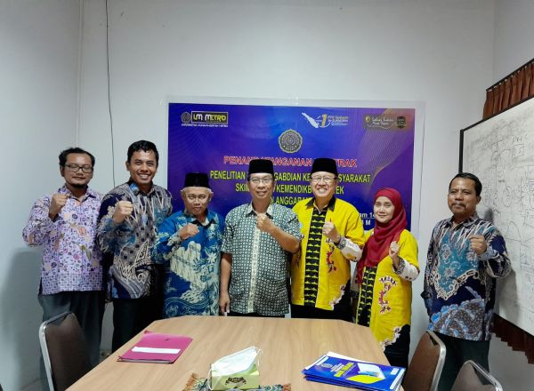 Momentum Kontrak Pendanaan Penelitian dan Pengabdian Sambut Era Inovasi Unggul LPPM UM Metro
