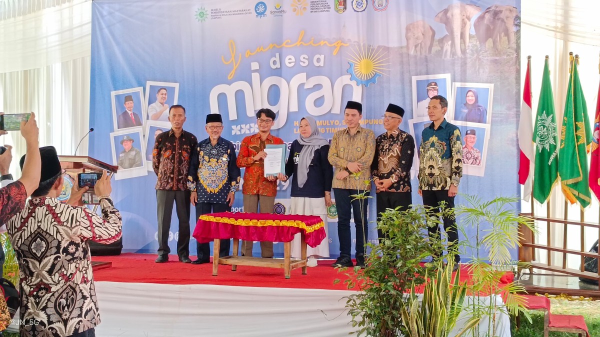 LPPM UM Metro Dukung Peluncuran Desa Migran Binaan Bersama di Lampung Timur
